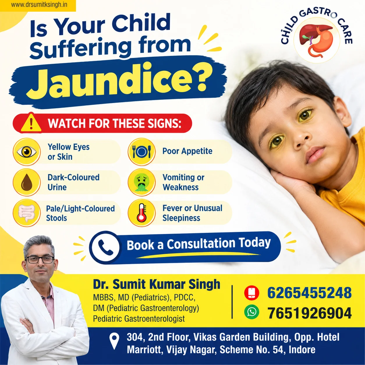 Jaundice Treatment for Children in Indore